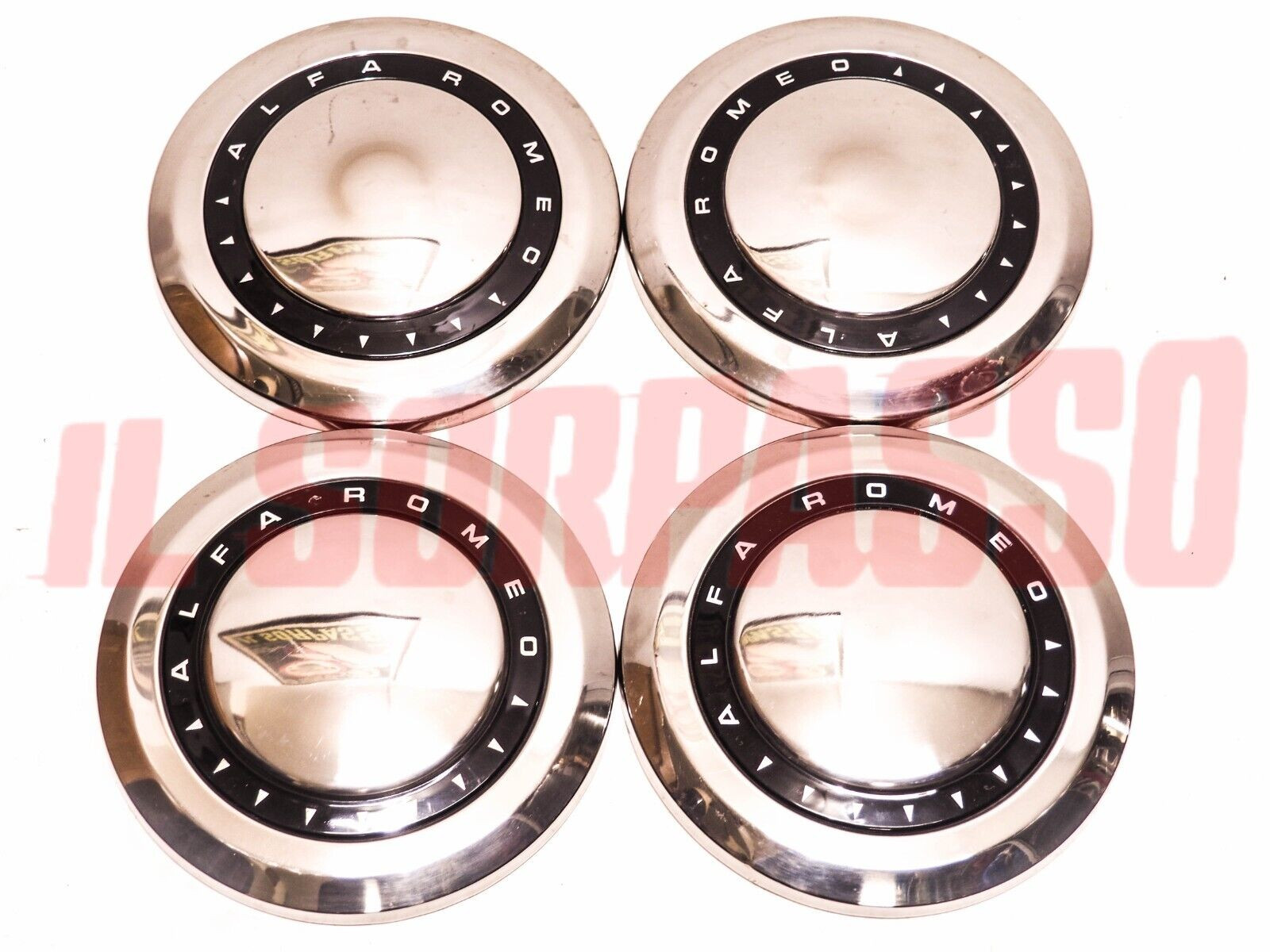 COPPE RUOTA BORCHIE CERCHI ALFA ROMEO GIULIA GT DUETTO 1750 BERLINA ORIGINALI