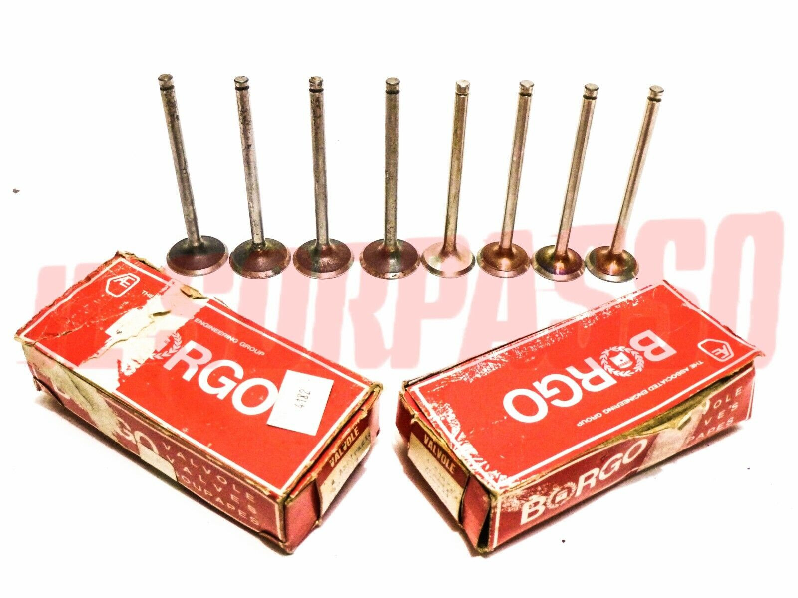 VALVOLE ASPIRAZIONE + SCARICO LANCIA FULVIA COUPE ORIGINALI BORGO