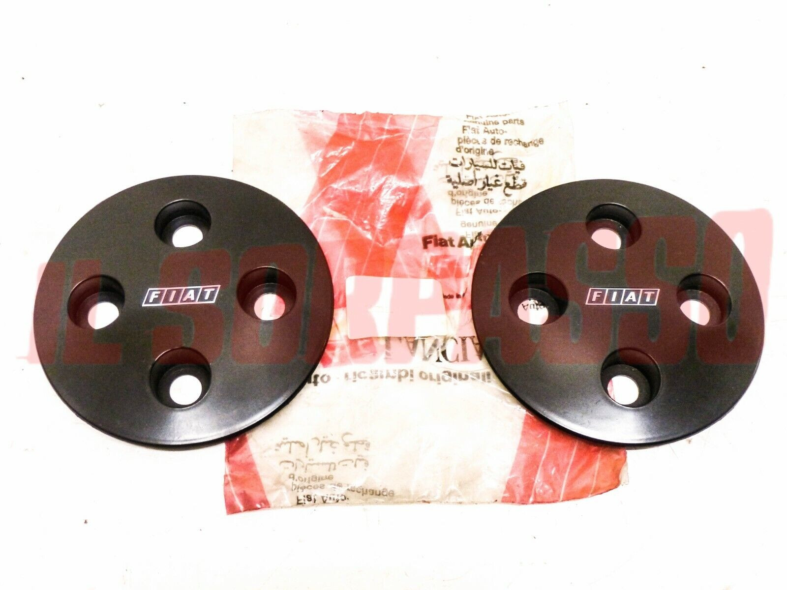 2 COPPE COPPETTE COPRIMOZZO CERCHI RUOTA FIAT 126 BIS ORIGINALI