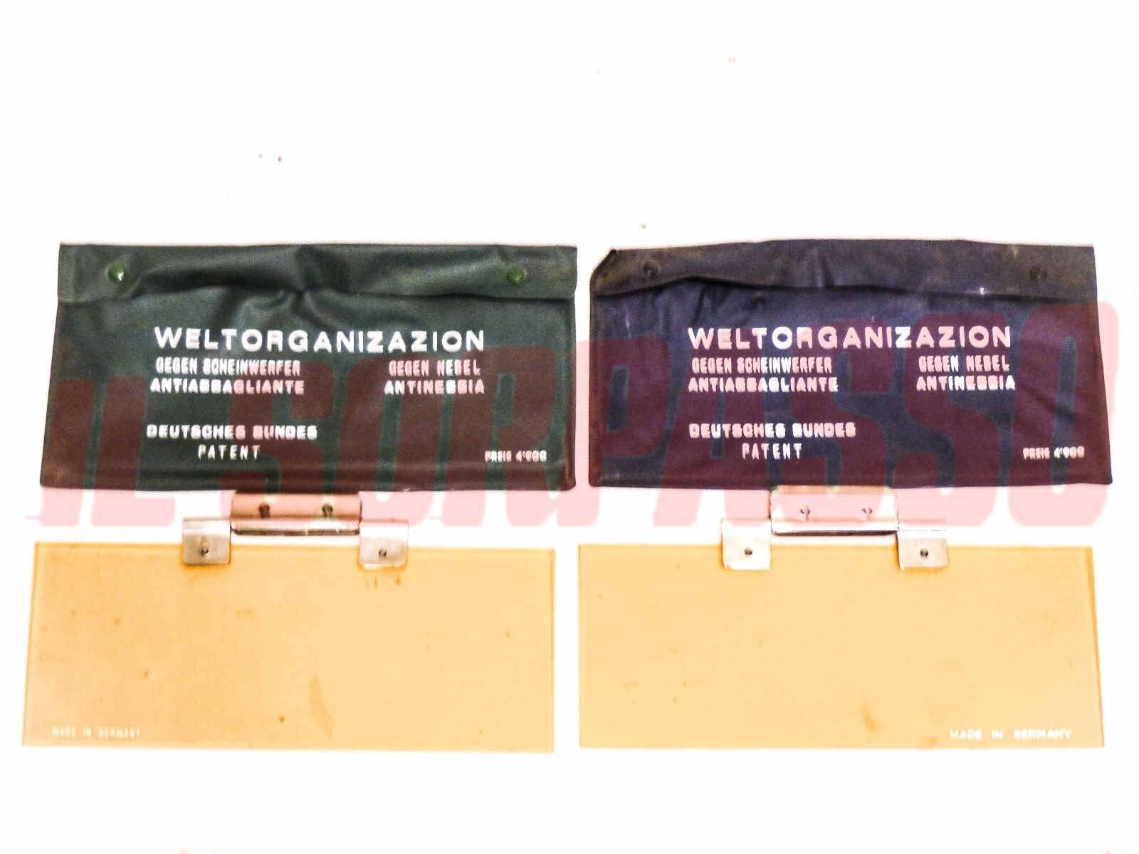 ALETTE ANTINE PARASOLE IN PLEXIGASS ANTINEBBIA ( FIAT CAMPAGNOLA - FUORISERIE )