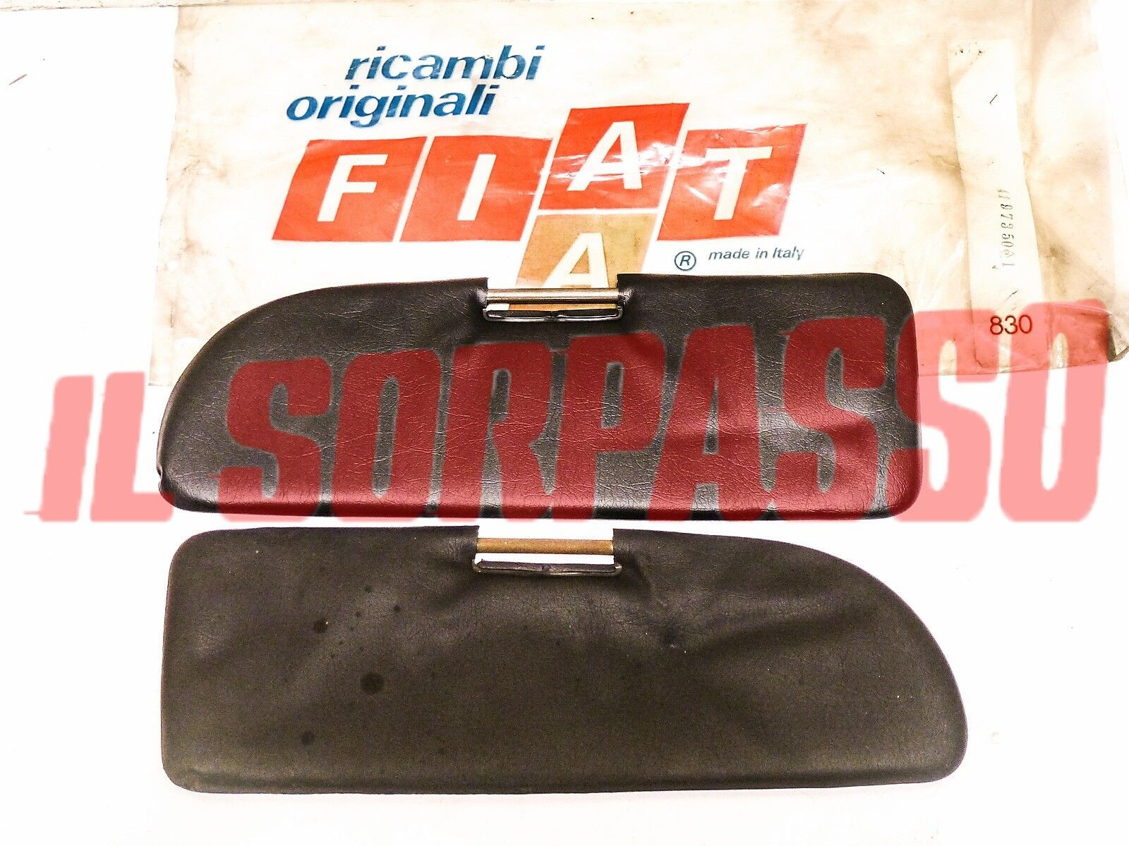 ALETTE ANTINE PARASOLE NERE FIAT 500 F L R GIARDINIERA ORIGINALE