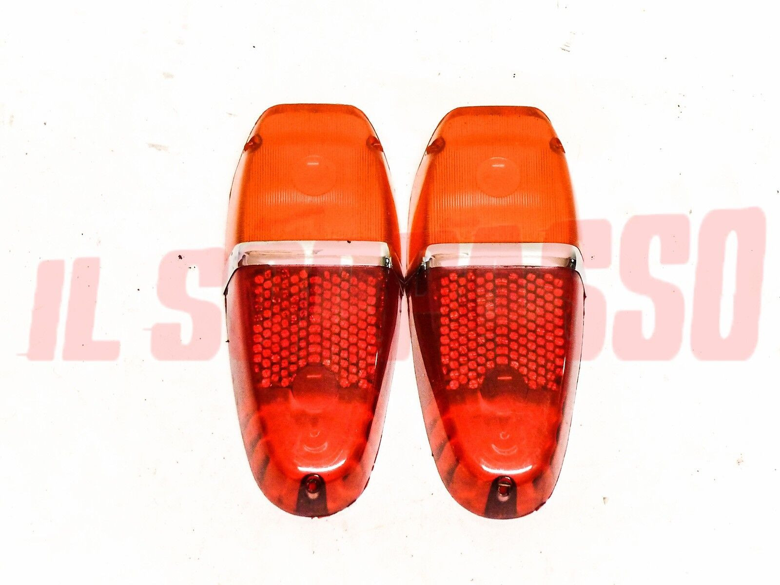 PLASTICHE FANALI FARI POSTERIORI ALTISSIMO INTERE FIAT 1400 - 1900 BERLINA