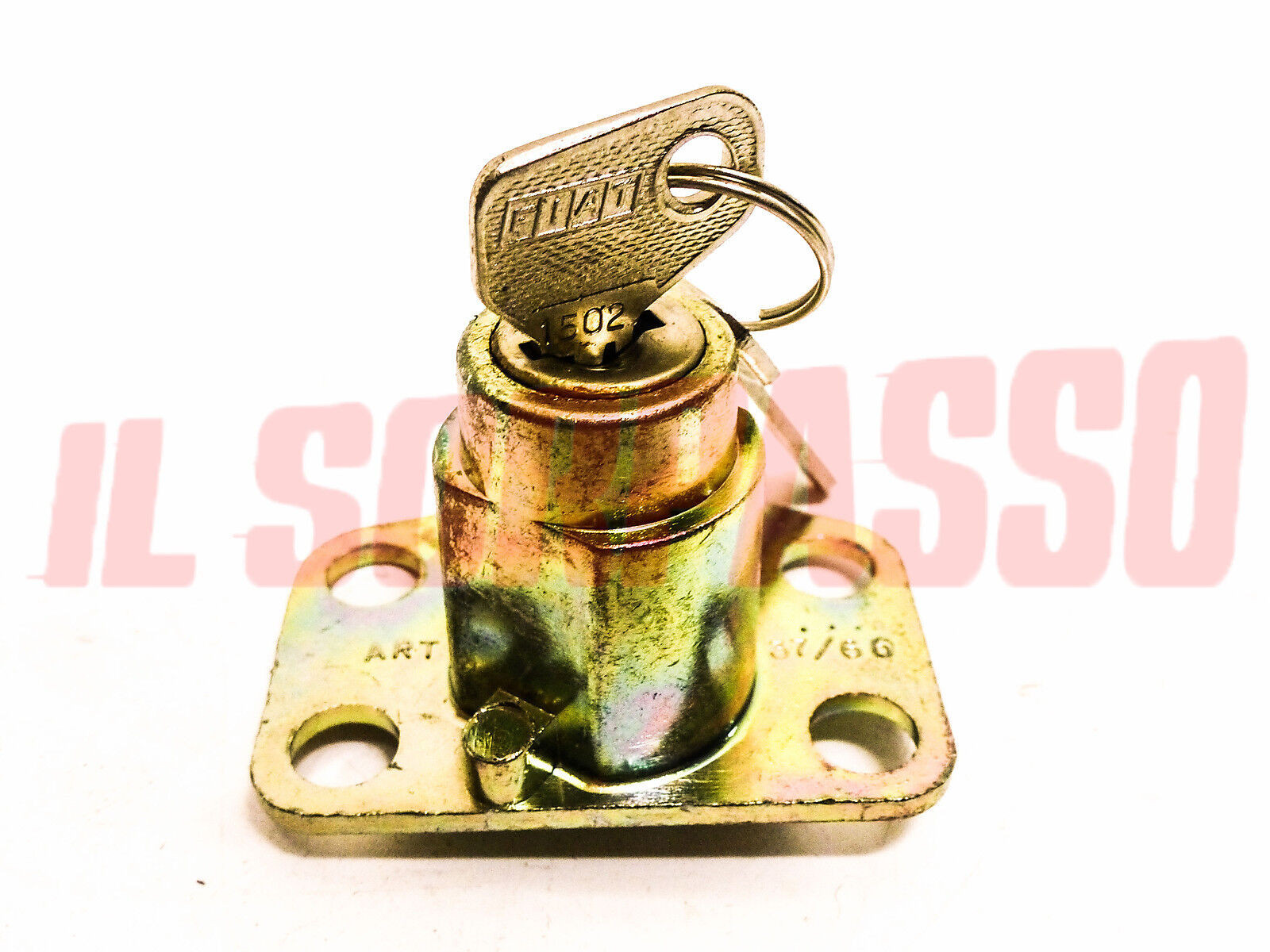 BLOCCHETTO PULSANTE CHIUSURA BAULE COFANO FIAT 127 2 3 PORTE A112 ABARTH 77'