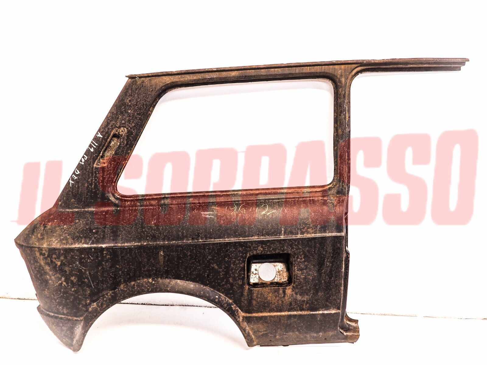 PARAFANGO FIANCO POSTERIORE DESTRO + PASSARUOTA AUTOBIANCHI A112 1 SERIE ABARTH