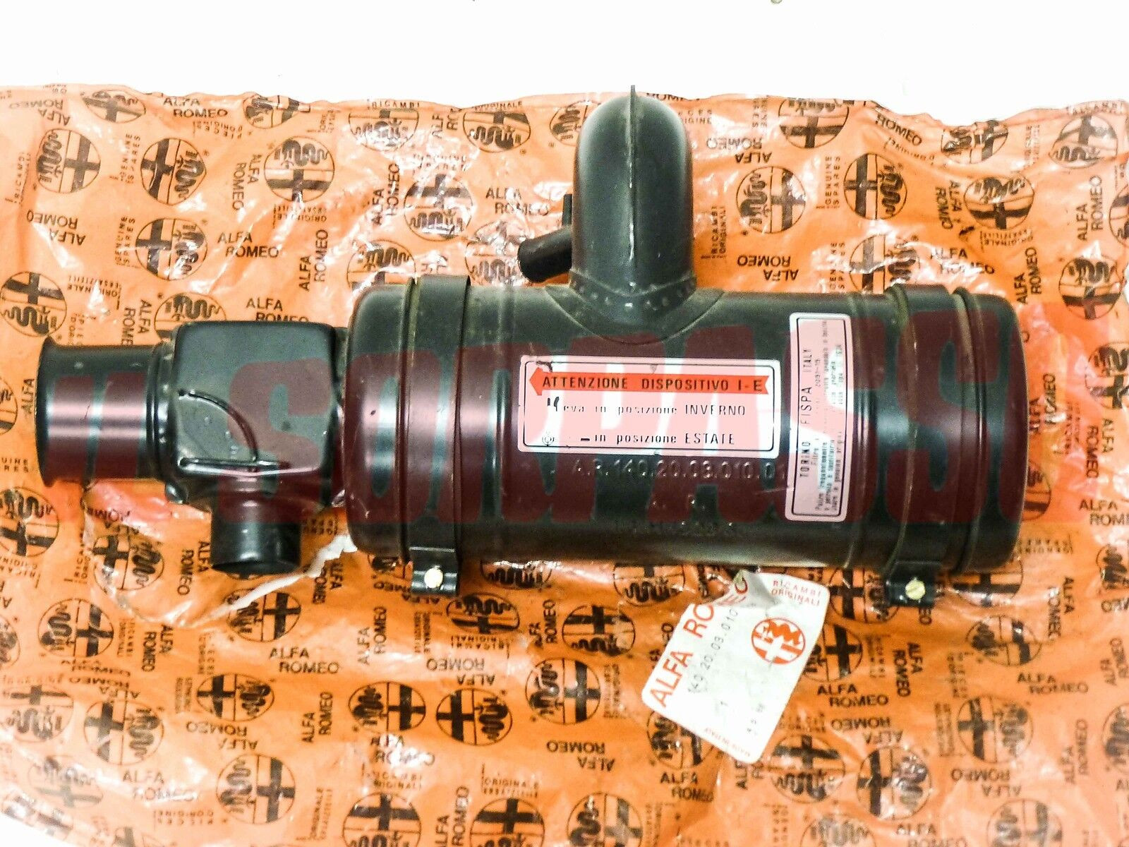 BUSSOLO CONTENITORE FILTRO ARIA ALFA ROMEO F12 FURGONE CON PROLUNGA