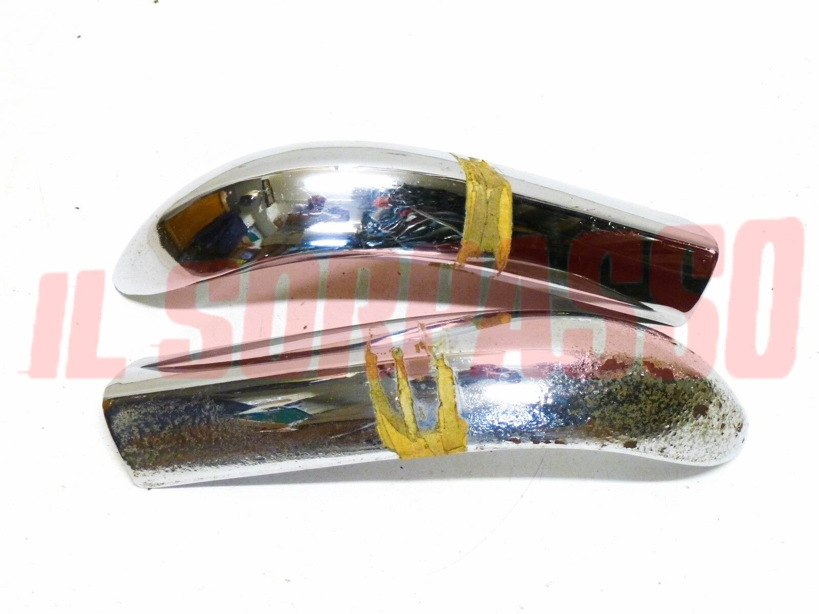 CANTONALI PARAURTI ANTERIORE ALFA ROMEO DAUPHINE ONDINE ORIGINALI DA RICROMARE