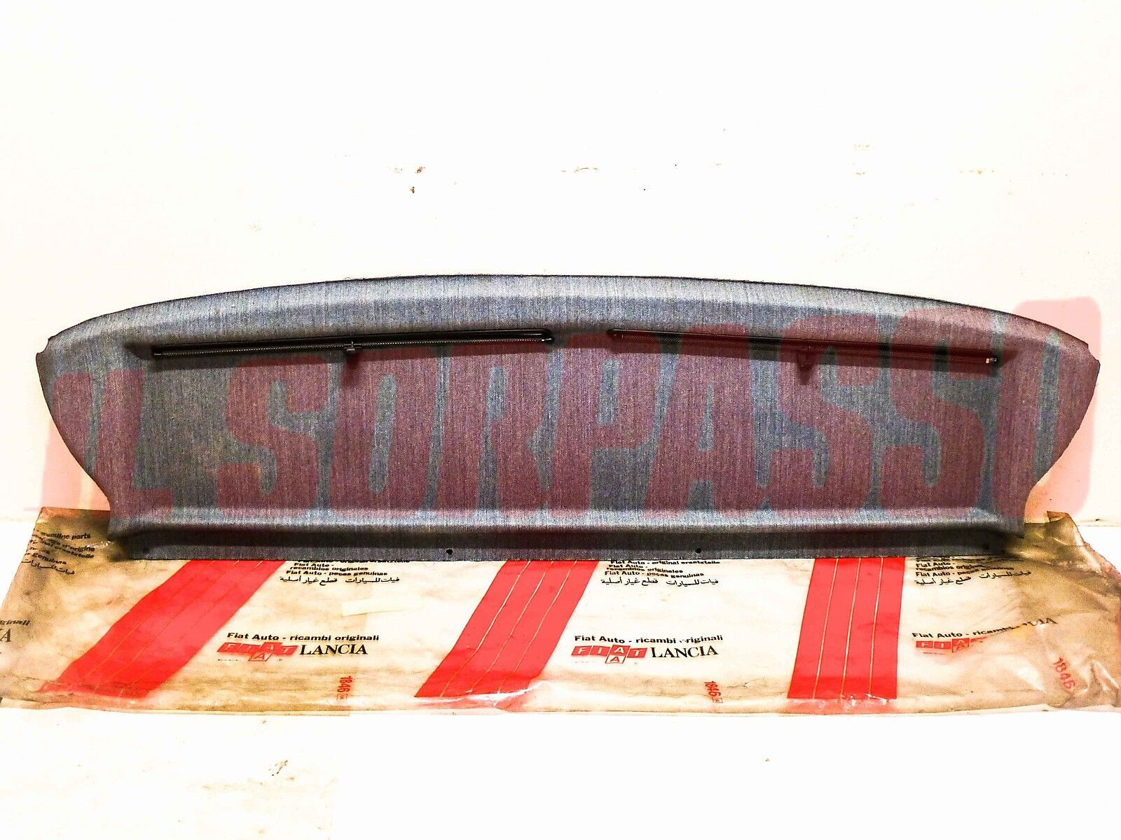 CAPPELLIERA RIPIANO MENSOLA POSTERIORE CON TENDINE FIAT ARGENTA ORIGINALE