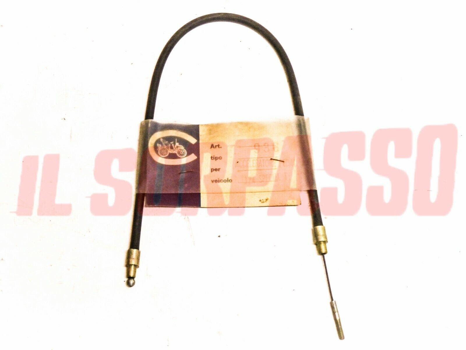 CAVO CORDA ACCELERATORE A PEDALE FIAT 124 SPECIAL  T ORIGINALE