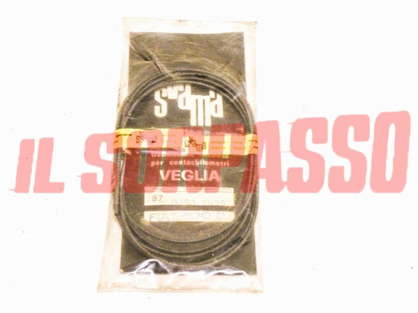 CAVO CORDA FILO CONTACHILOMETRI FIAT 600 D LUNGHEZZA 2429 MM ORIGINALE