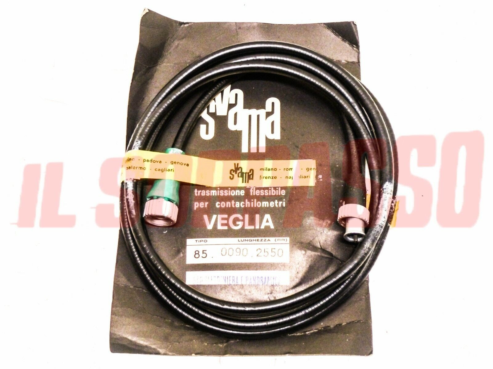 CAVO CORDA FILO COMPLETO CONTACHILOMETRI FIAT 500 GIARDINIERA BIANCHINA 2550 MM