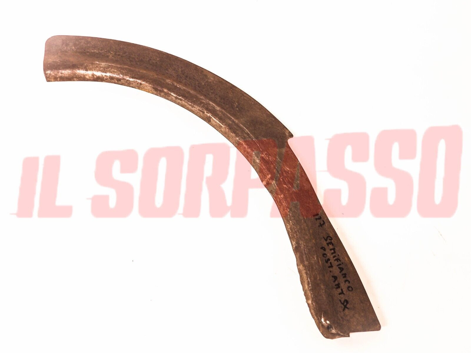 RIPARAZIONE PARAFANGO FIANCO POSTERIORE SINISTRO LATO ANTERIORE FIAT 127 + SPORT