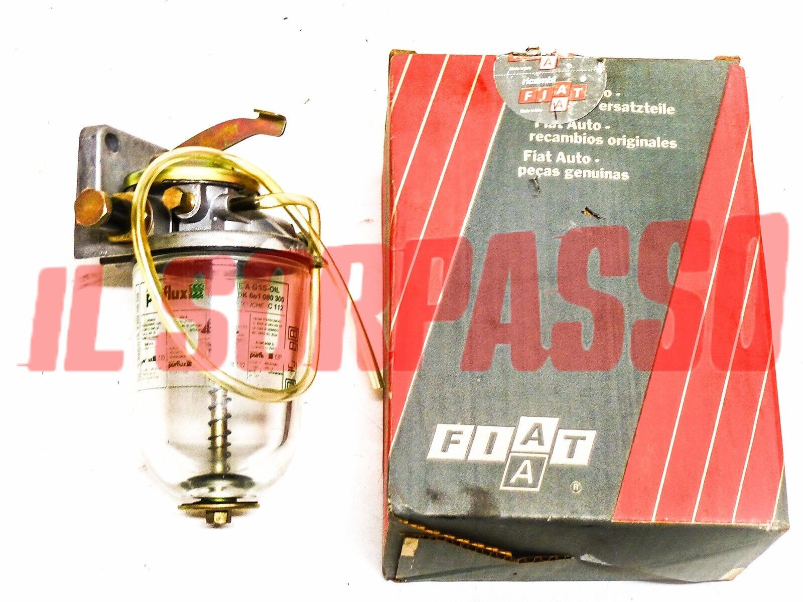 CONTENITORE BUSSOLO FILTRO GASOLIO FIAT 242 FURGONE ORIGINALE