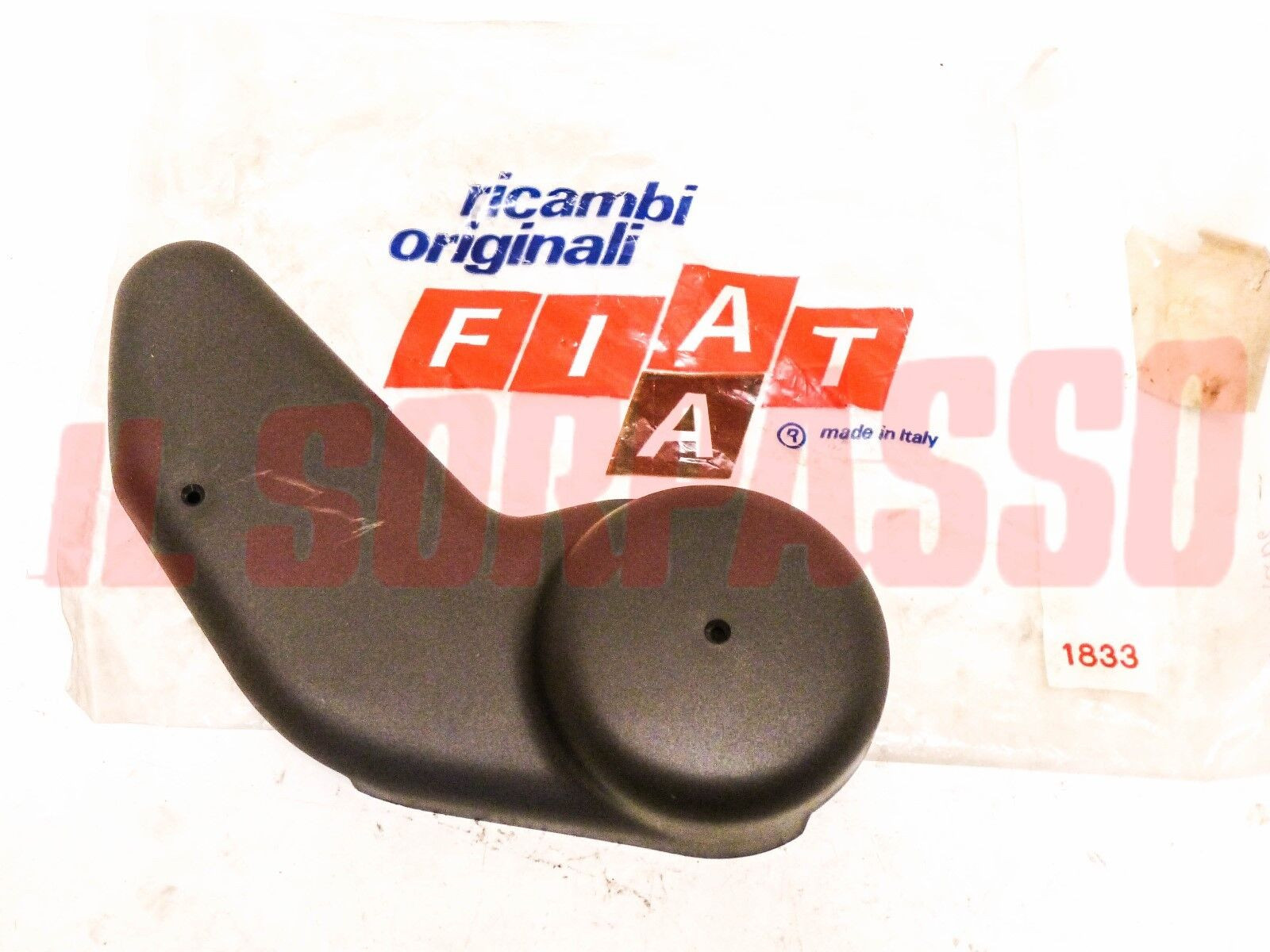 COPERCHIO MECCANISMO SEDILE FIAT 131 ORIGINALE CON GRAFFI