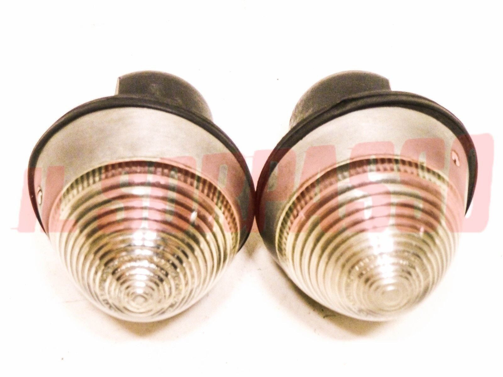 COPPIA FANALINI ANTERIORI + CUFFIE FIAT 1400 BERLINA 2 SERIE ORIGINALI