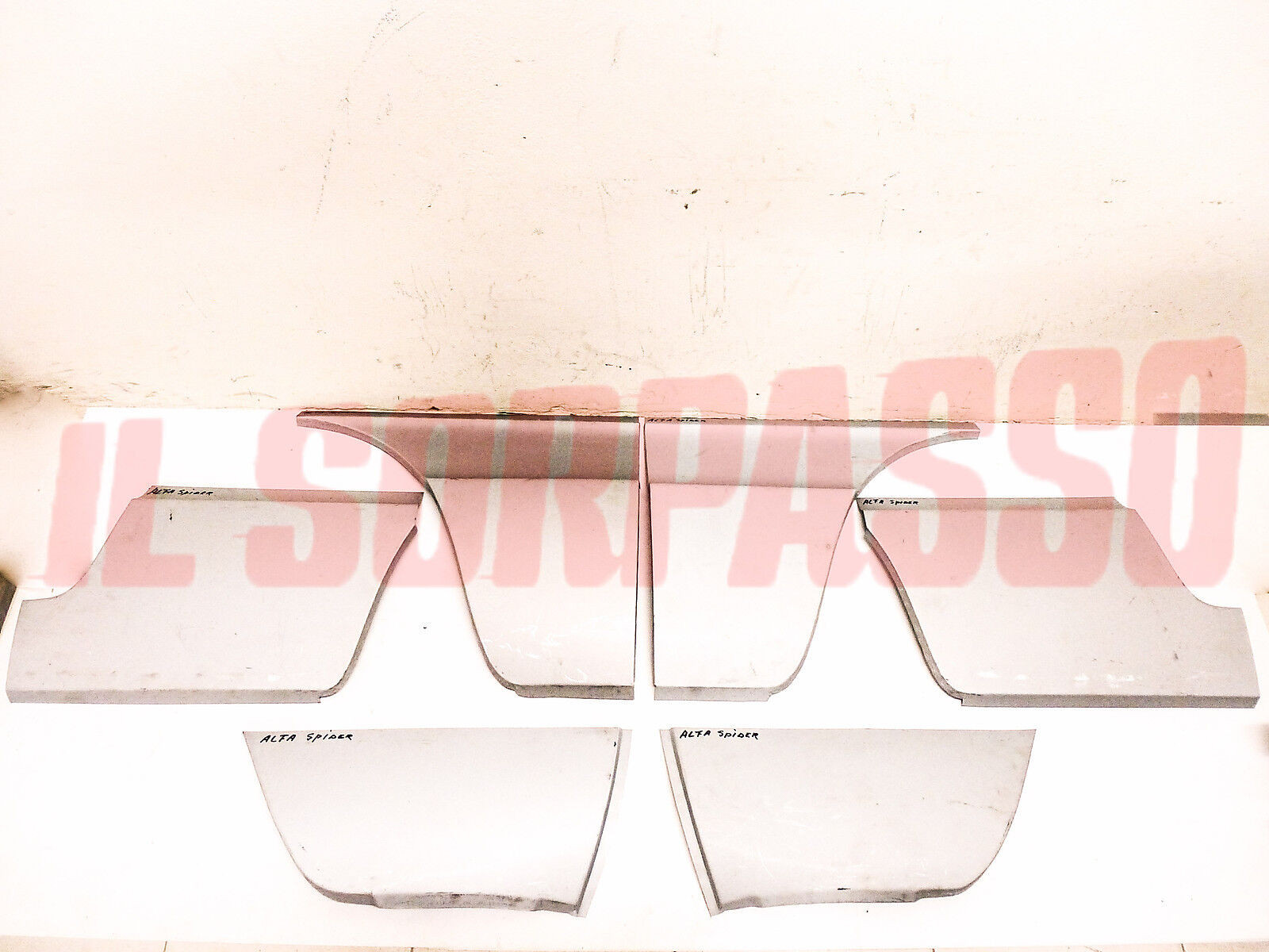 KIT RIPARAZIONI PARAFANGHI DESTRO SINISTRO ALFA ROMEO DUETTO SPIDER