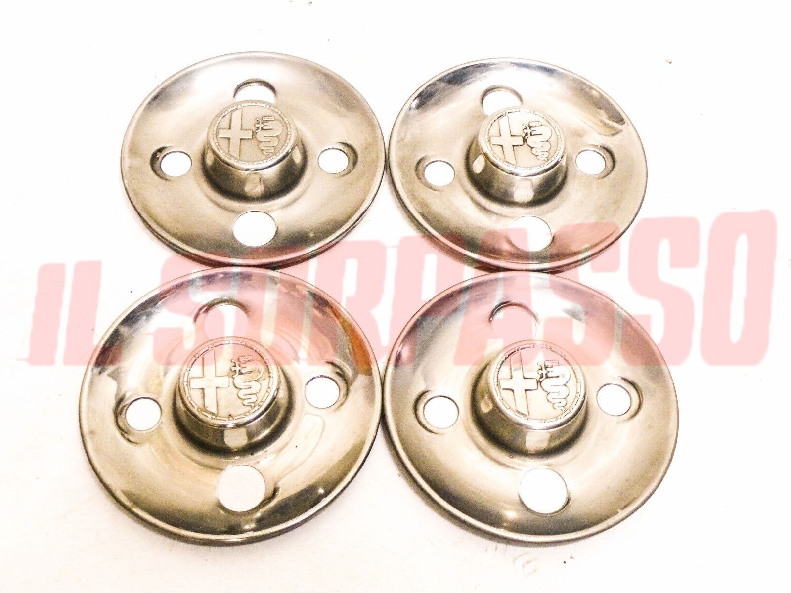 COPPETTE COPPE RUOTA COPRI MOZZO ALFA ROMEO ALFA SUD CON CANOTTO BASSO