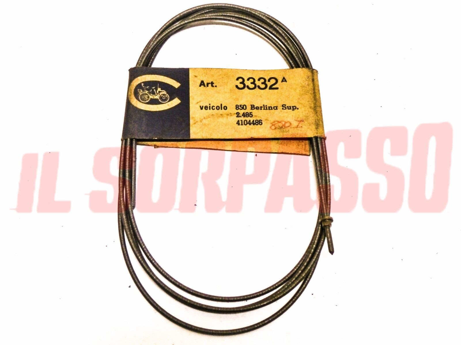 CORDA STRUMENTO CONTACHILOMETRI FIAT 850 1 SERIE TUTTI TIPI ORIGINALE