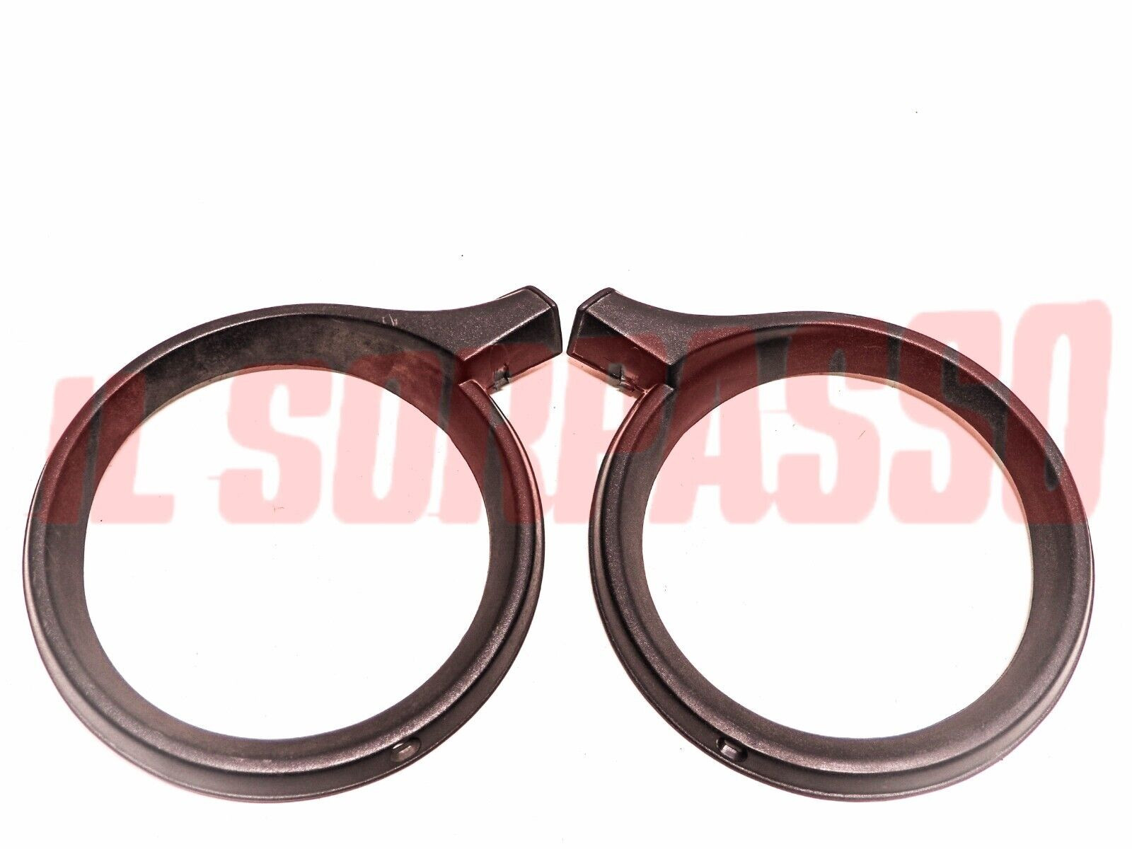 CORNICI CERCHI FARO GRUPPO OTTICO AUTOBIANCHI A112 5 6 7 SERE ABARTH CON GANCIO