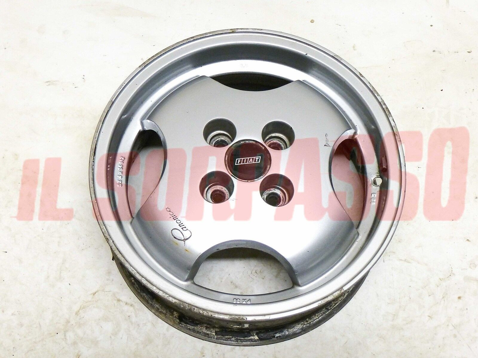 CERCHIO RUOTA CANONICA 5,5 X 14 FIAT 127 128 124 125 A112 X19 ORIGINALE