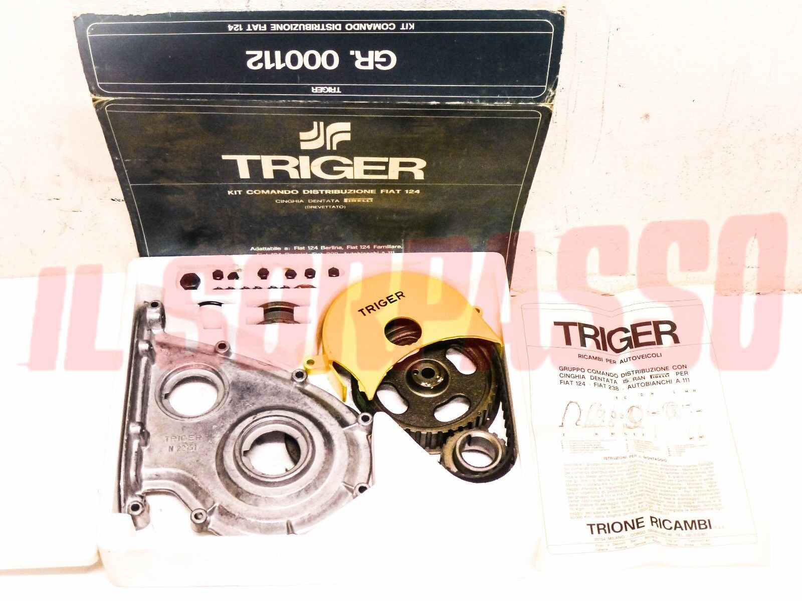 KIT MODIFICA DISTRIBUZIONE CINGHIA DENTATA FIAT 124 BERLINA 238 AUTOBIANCHI A111