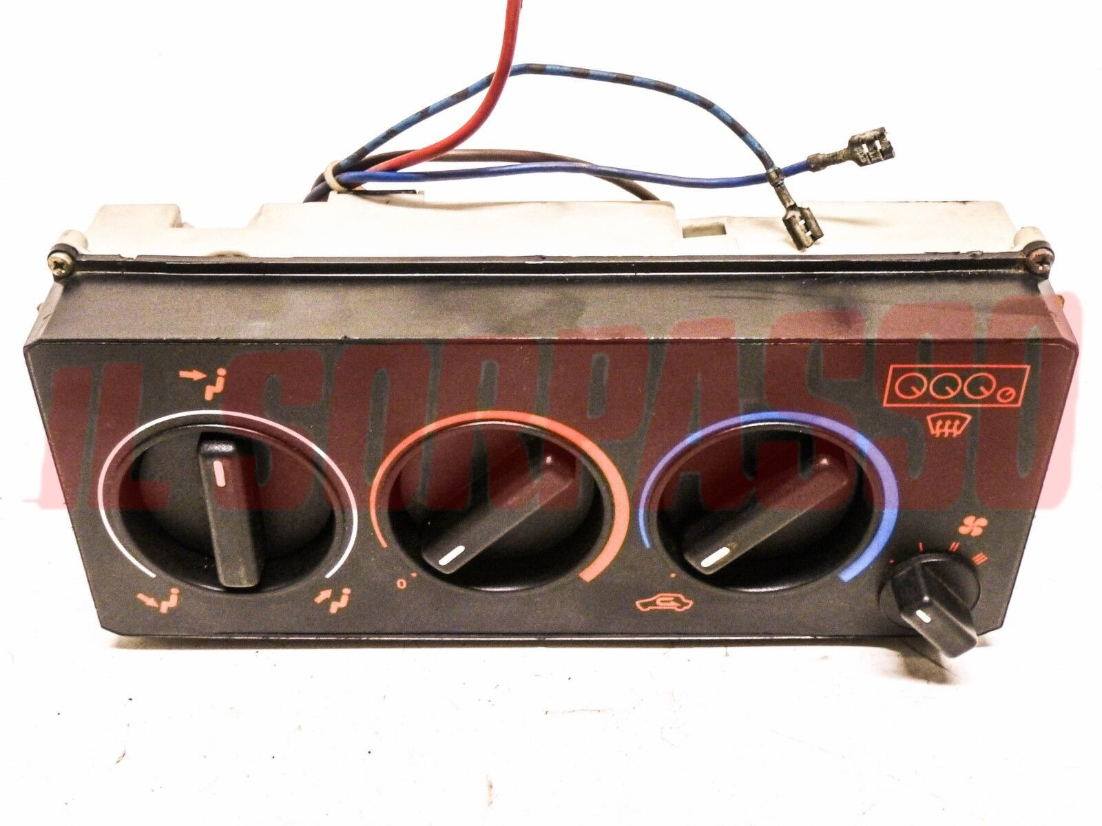 COMANDO RISCALDAMENTO ALFA ROMEO 75 + TURBO ORIGINALE SERIGRAFIE ROSSE