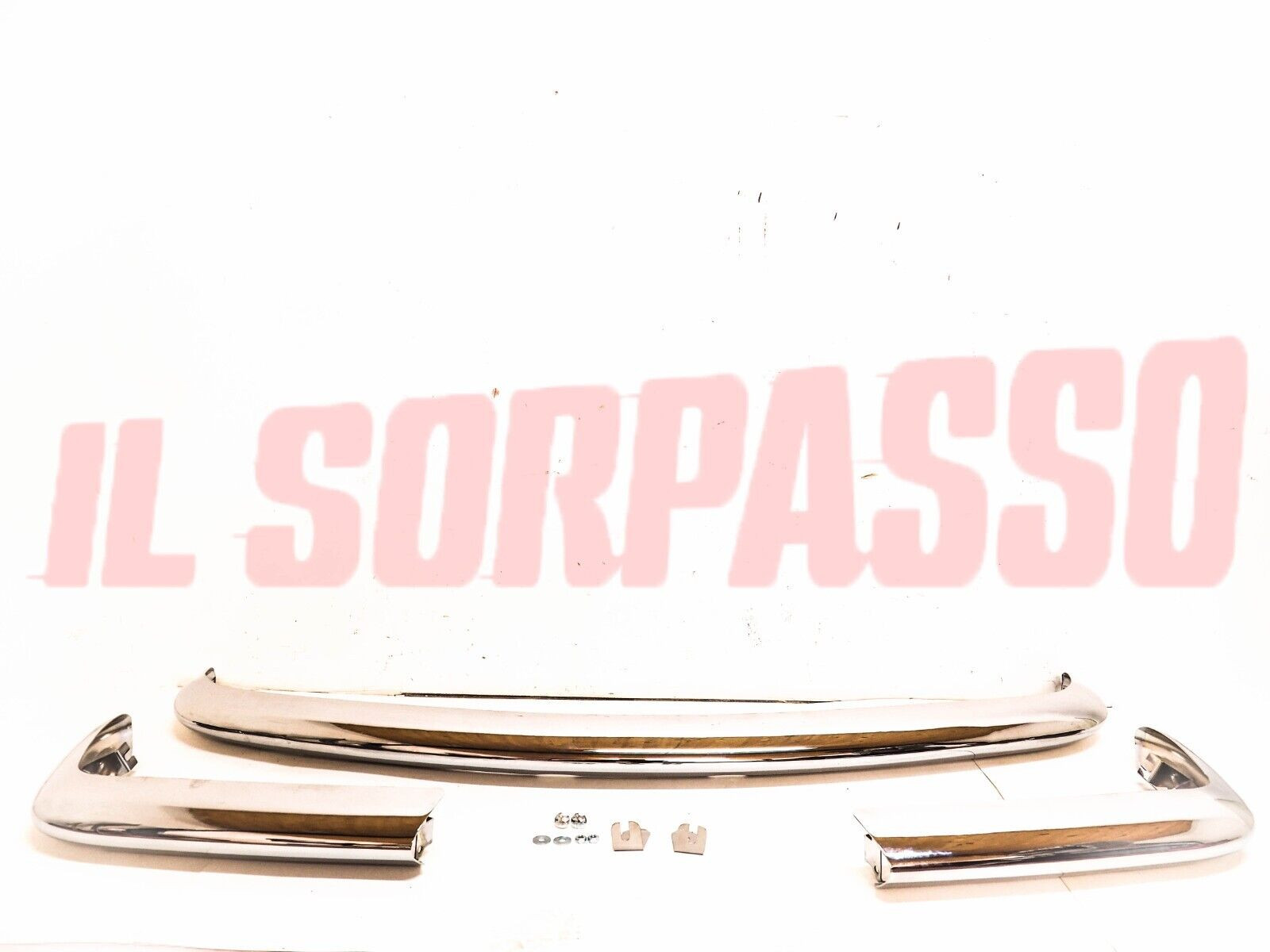 PARAURTI ANTERIORE + POSTERIORE FIAT 124 SPIDER 1.4 - 1.6 - 1.8 DA 1966 A 1973