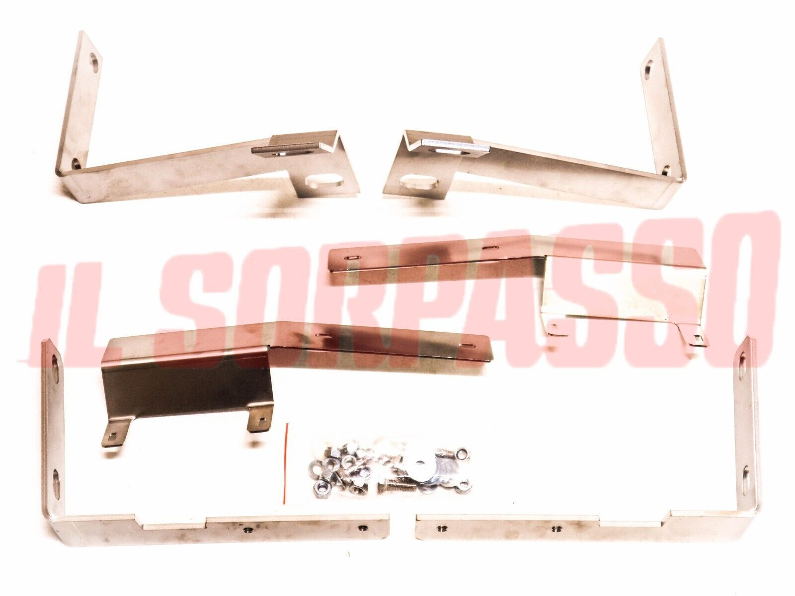 KIT STAFFE PARAURTI ANTERIORE + POSTERIORE FIAT 124 SPIDER DA 1975 A 1985