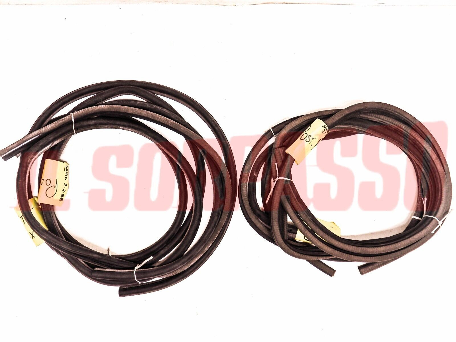 GUARNIZIONI VANO PORTA IN GOMMA MARRONI FIAT RITMO 4 PORTE ORIGINALE