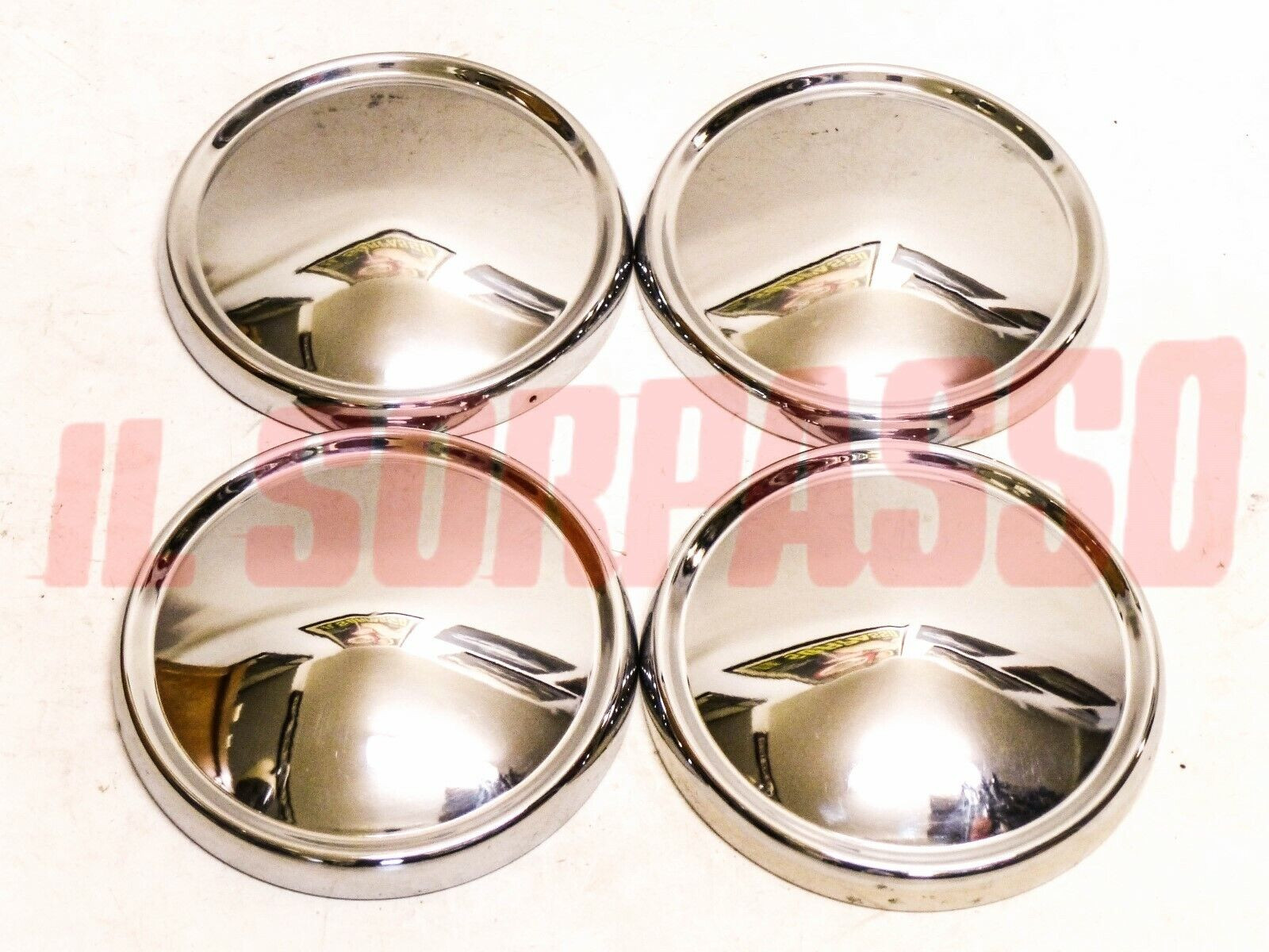 COPPE RUOTA BORCHIE AUTOBIANCHI PRIMULA ORIGINALI PERFETTE