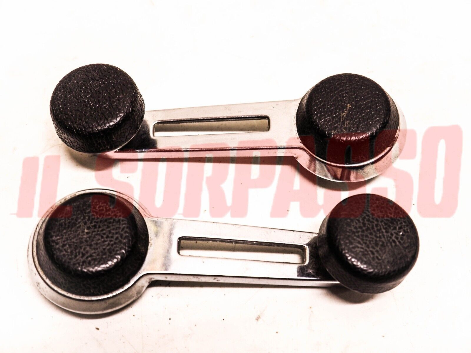 MANIGLIE ALZAVETRO + TAPPI PORTA DESTRA SINISTRA FIAT 500 L ORIGINALI