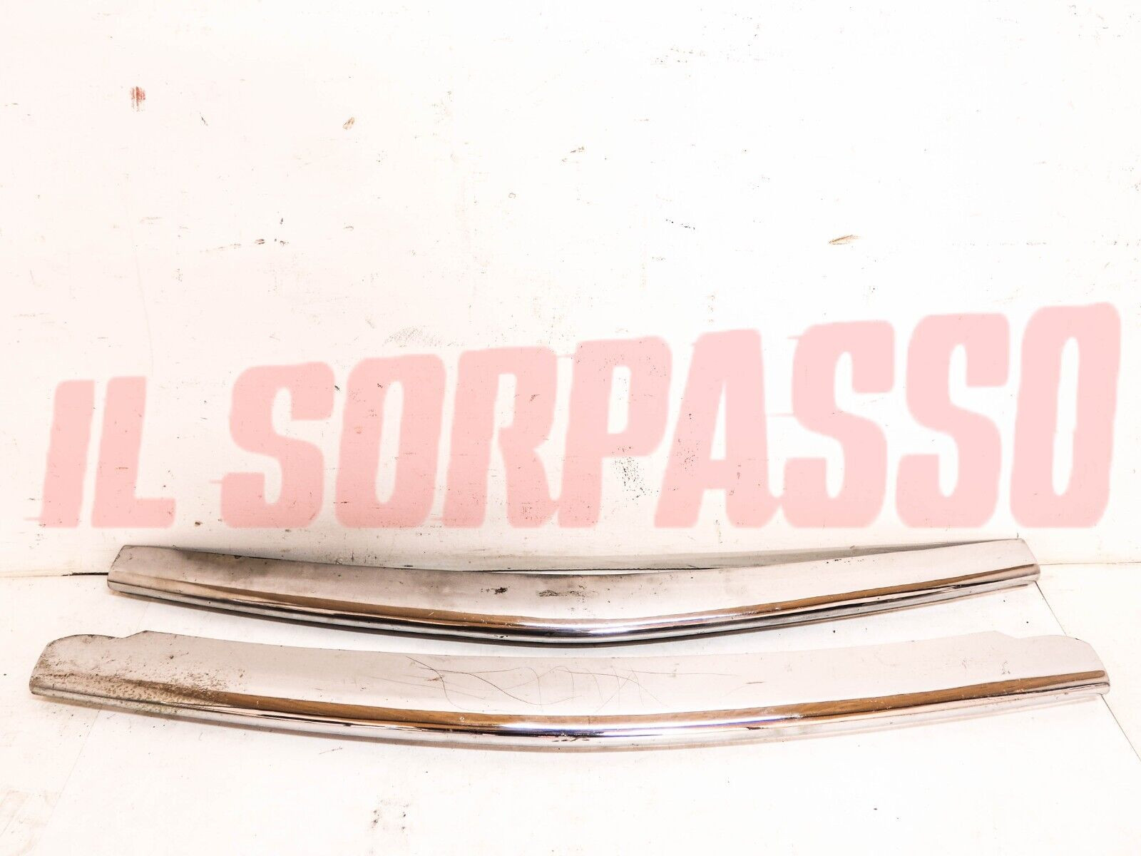 PARAURTI ANTERIORE + POSTERIORE AUTOBIANCHI BIANCHINA TRASFORMABILE DA RICROMARE