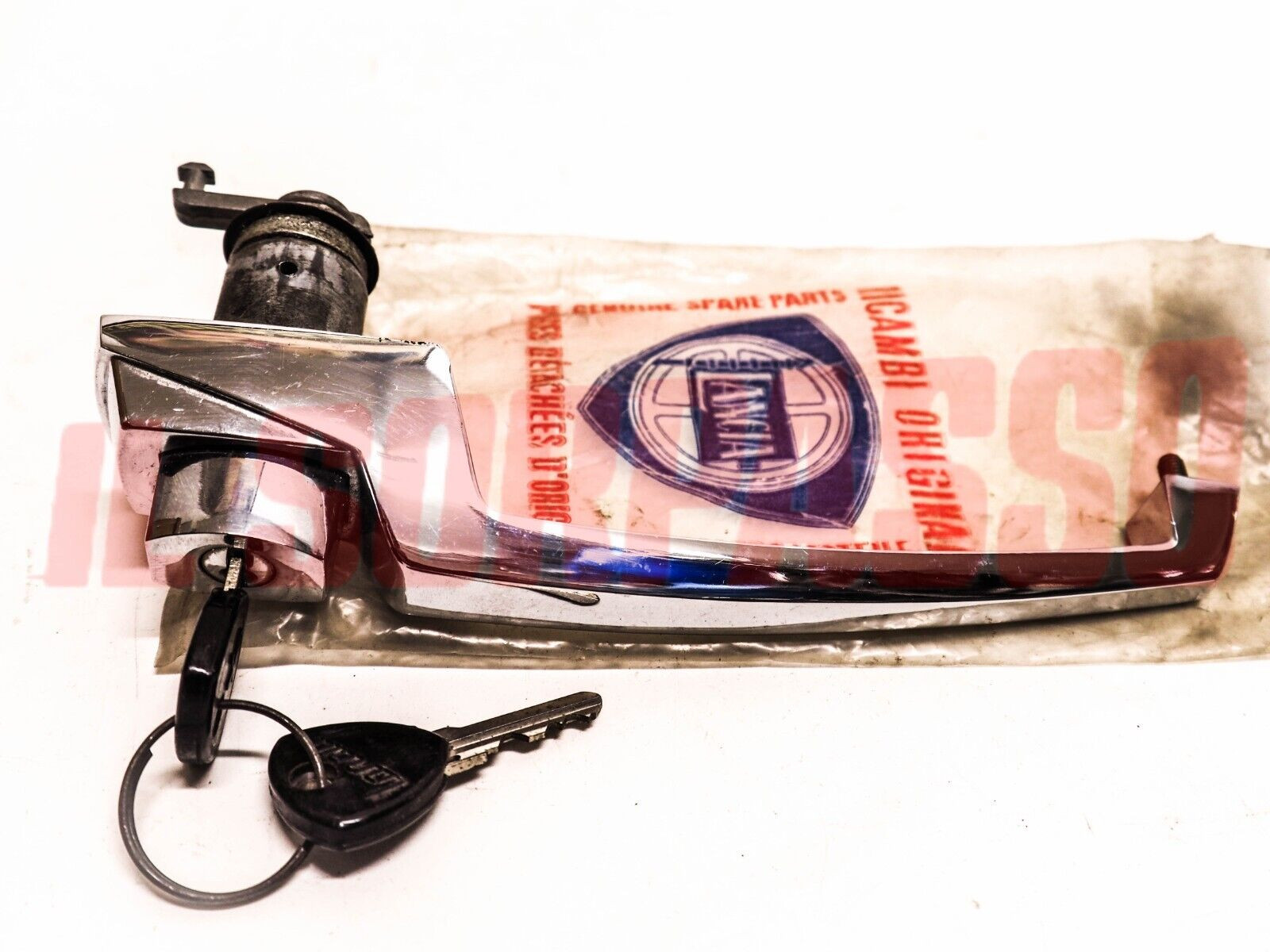 MANIGLIA PORTA ANTERIORE CON CHIAVE LANCIA FULVIA BERLINA 2 SERIE 70 ORIGINALE