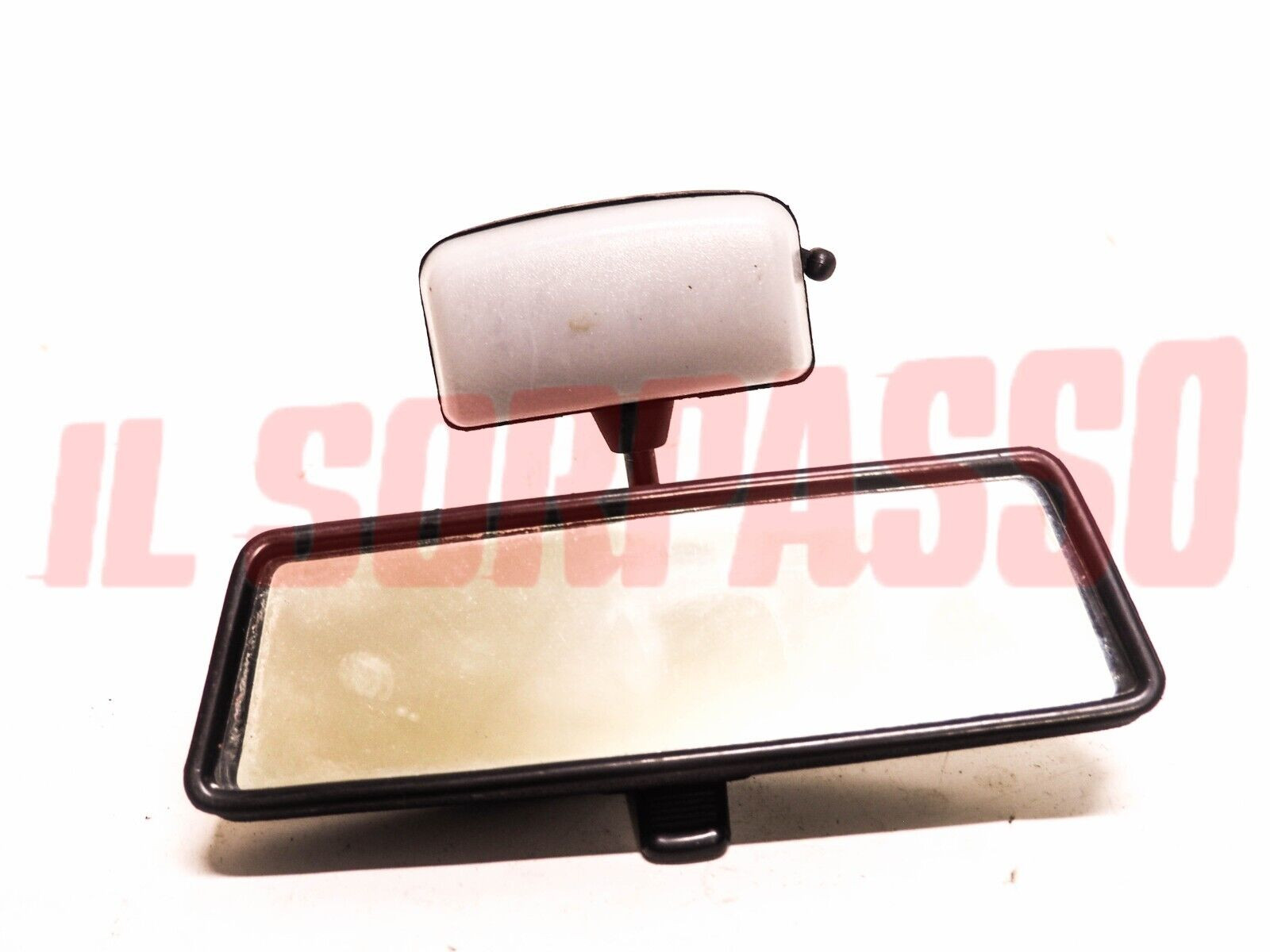 SPECCHIO SPECCHIETTO RETROVISORE INTERNO CON LEVA FIAT 126 ORIGINALE FOREDIT