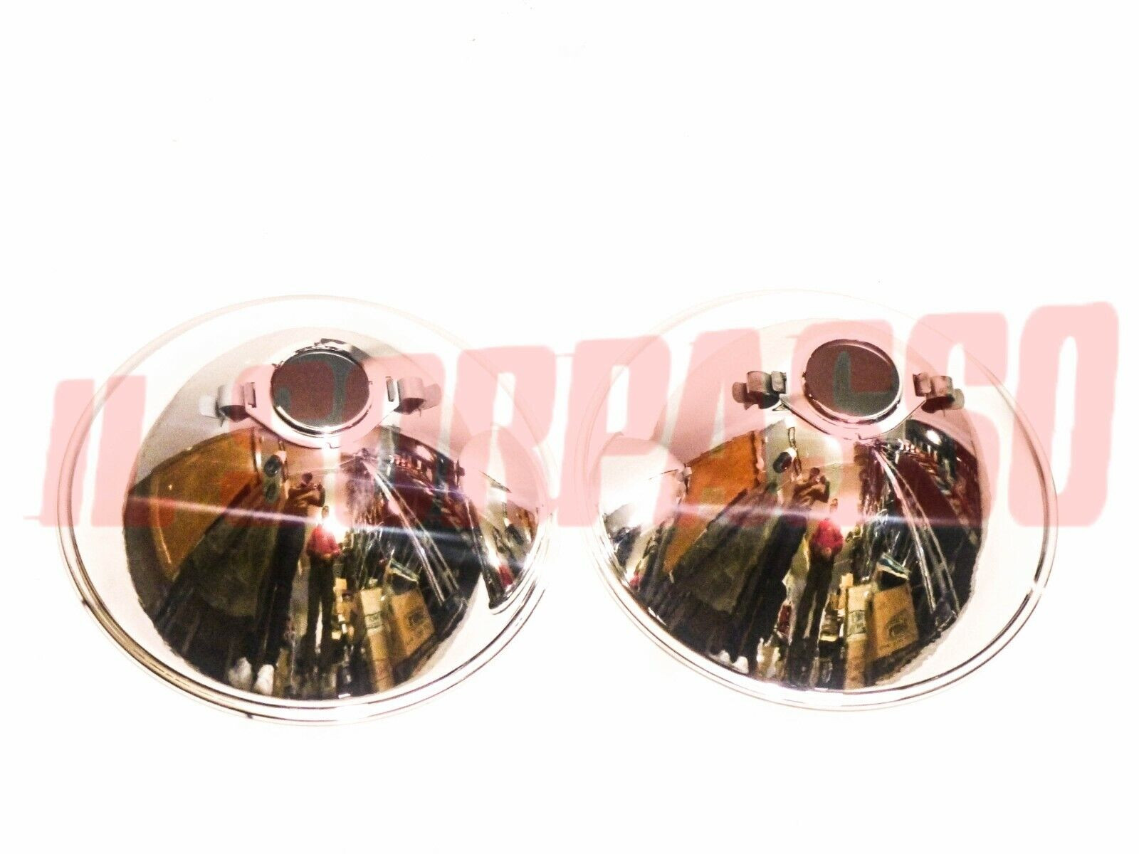 PARABOLE GRUPPI OTTICI FANALI FARI PORTALAMPADA A MOLLA FIAT 1500 6 CILINDRI