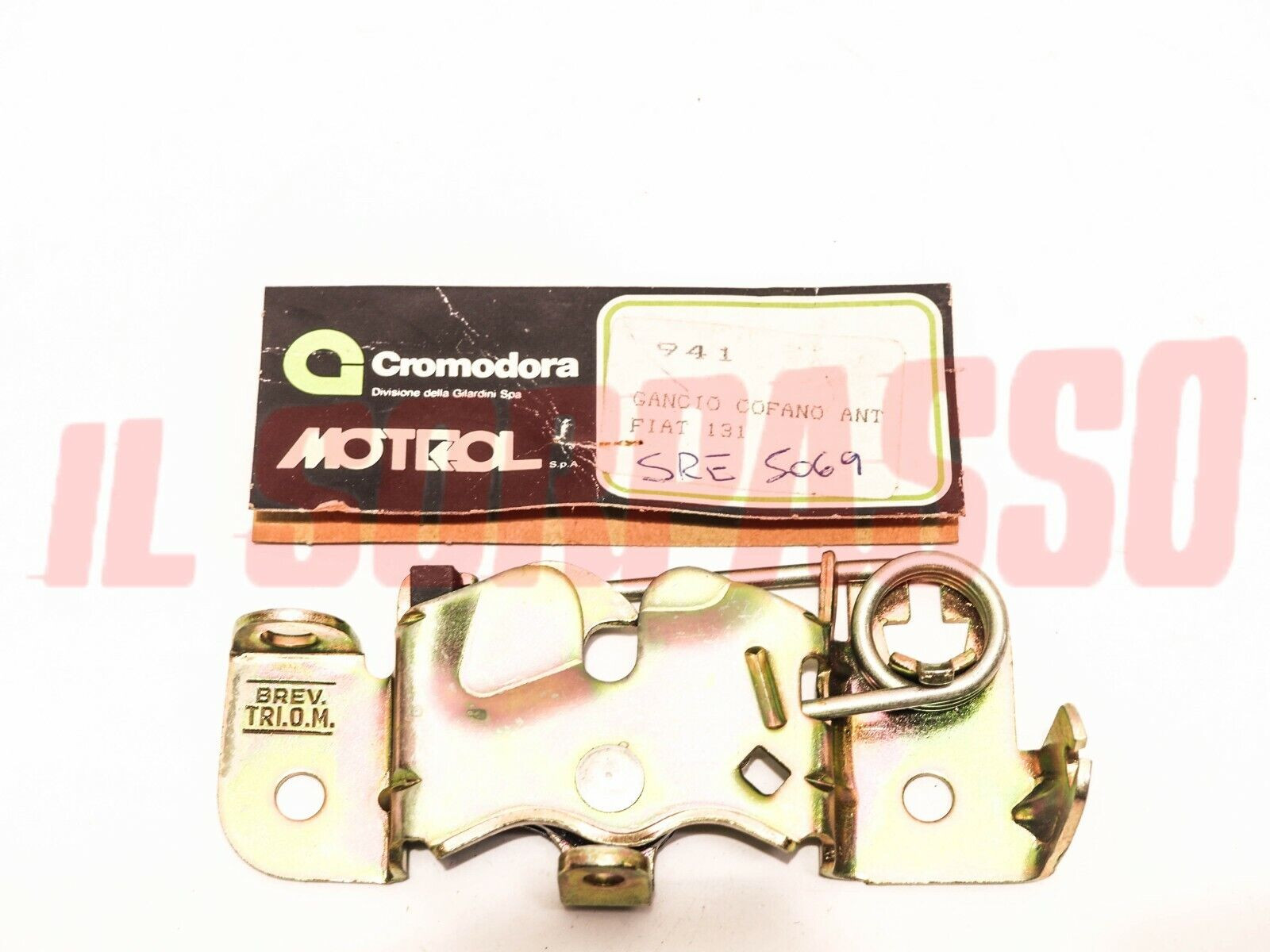 SERRATURA CHIUSURA COFANO ANTERIORE FIAT 131 + ABARTH ORIGINALE