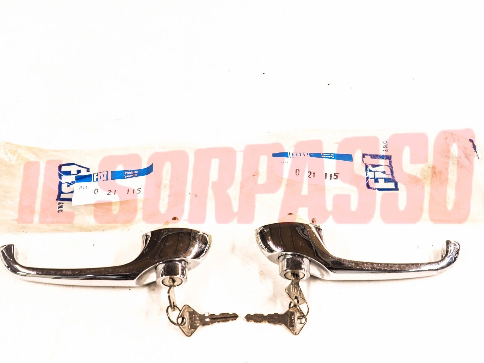 MANIGLIE PORTA PORTIERA DESTRA + SINISTRA FIAT 500 F L R ORIGINALI FIST 4126105