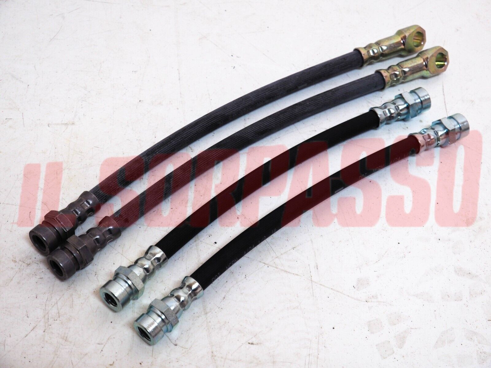 TUBI FRENO ANTERIORI + POSTERIORI FIAT NUOVA 500 N - D