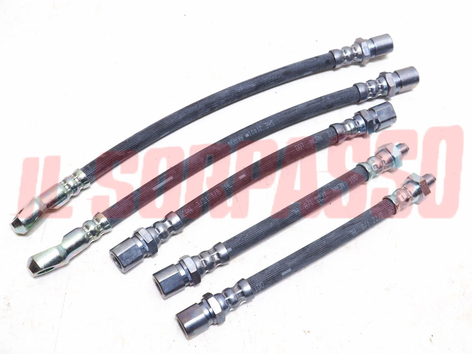 TUBI FRENO ANTERIORI + INTERMEDIO + POSTERIORI FIAT 124 BERLINA COUPE SPIDER