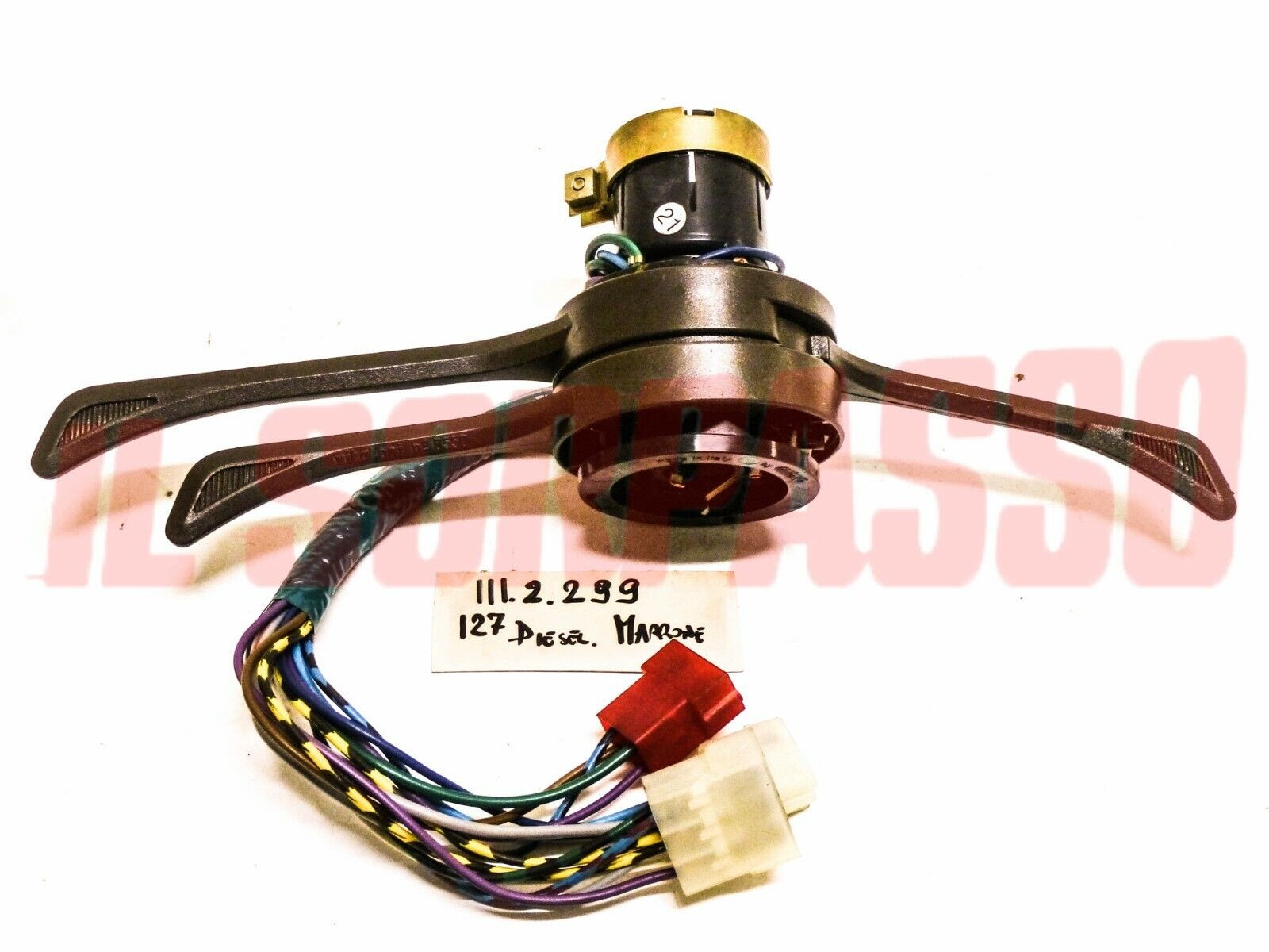 DEVIOLUCI DEVIO FRECCE STERZO FIAT 127 DIESEL ORIGINALE MARRONE