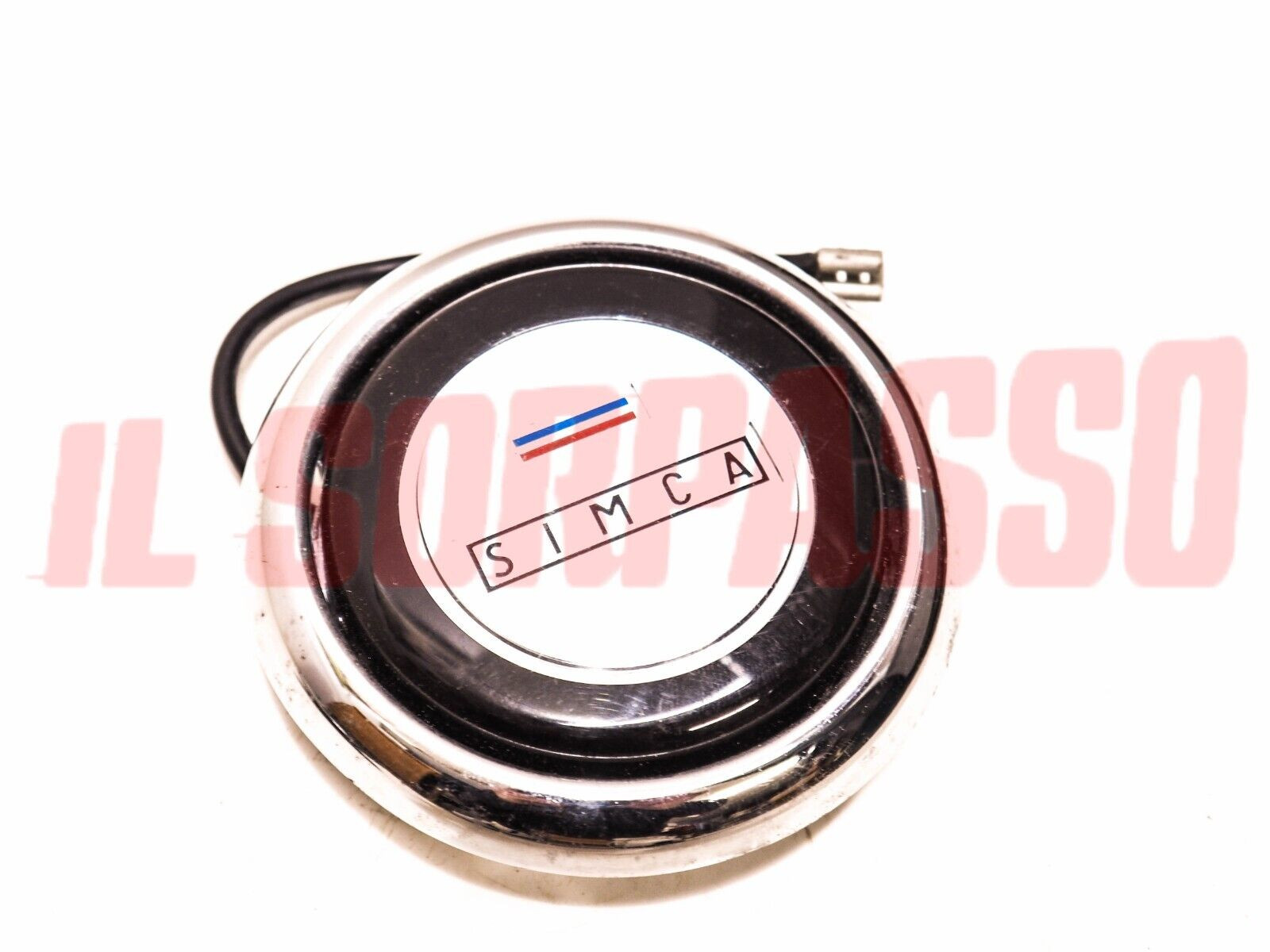PULSANTE CLACSON VOLANTE STERZO SIMCA 1000 1200 COUPE ORIGINALE