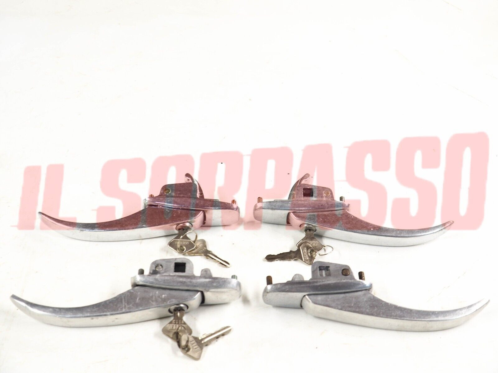 MANIGLIE PORTA ANTERIORI + POSTERIORI  FIAT 600 T 850 PULMINO FAMILIARE