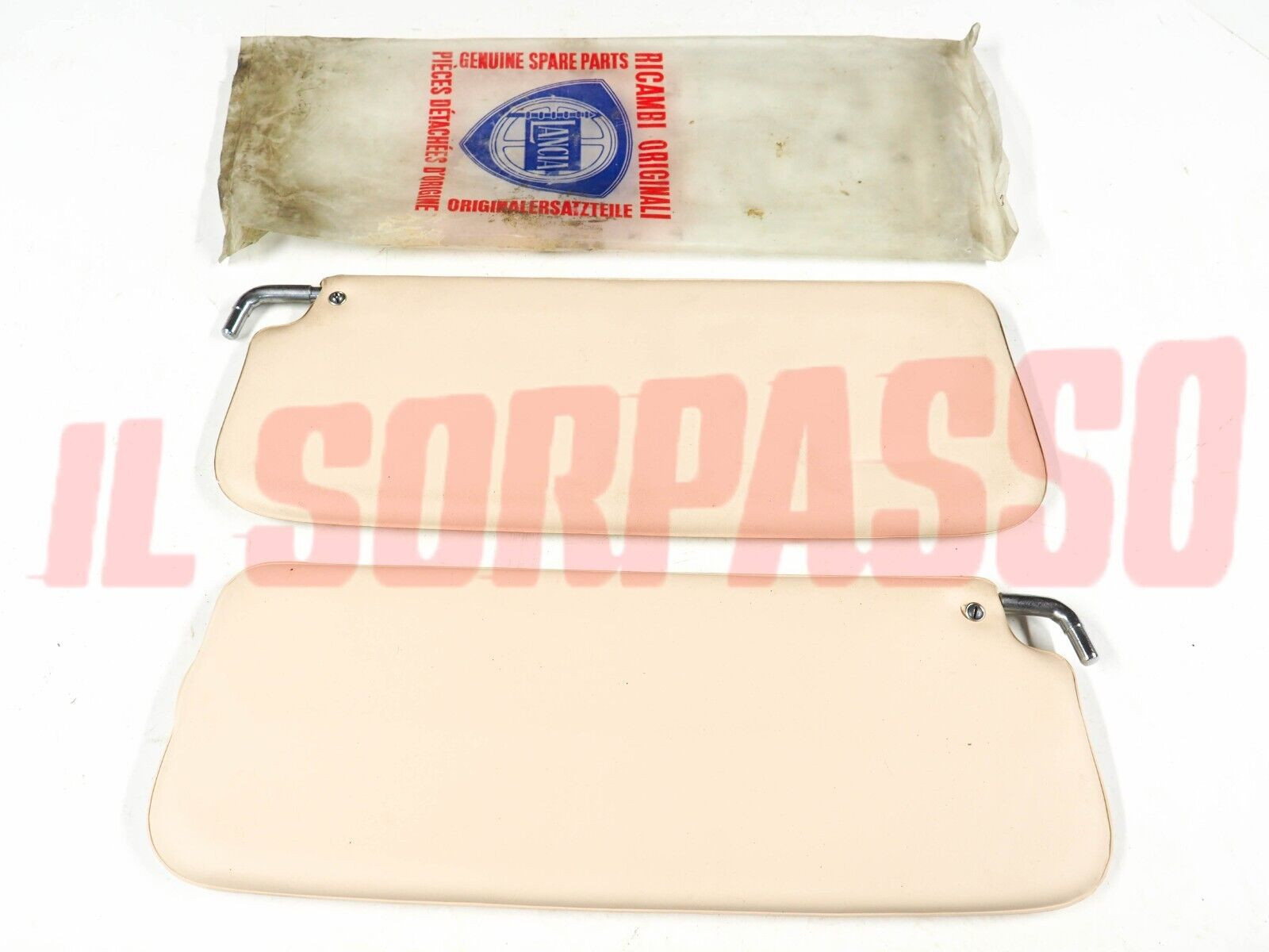 ALETTE ANTINE PARASOLE DESTRA + SINISTRA LANCIA FULVIA BERLINA 2C GT ORIGINALI