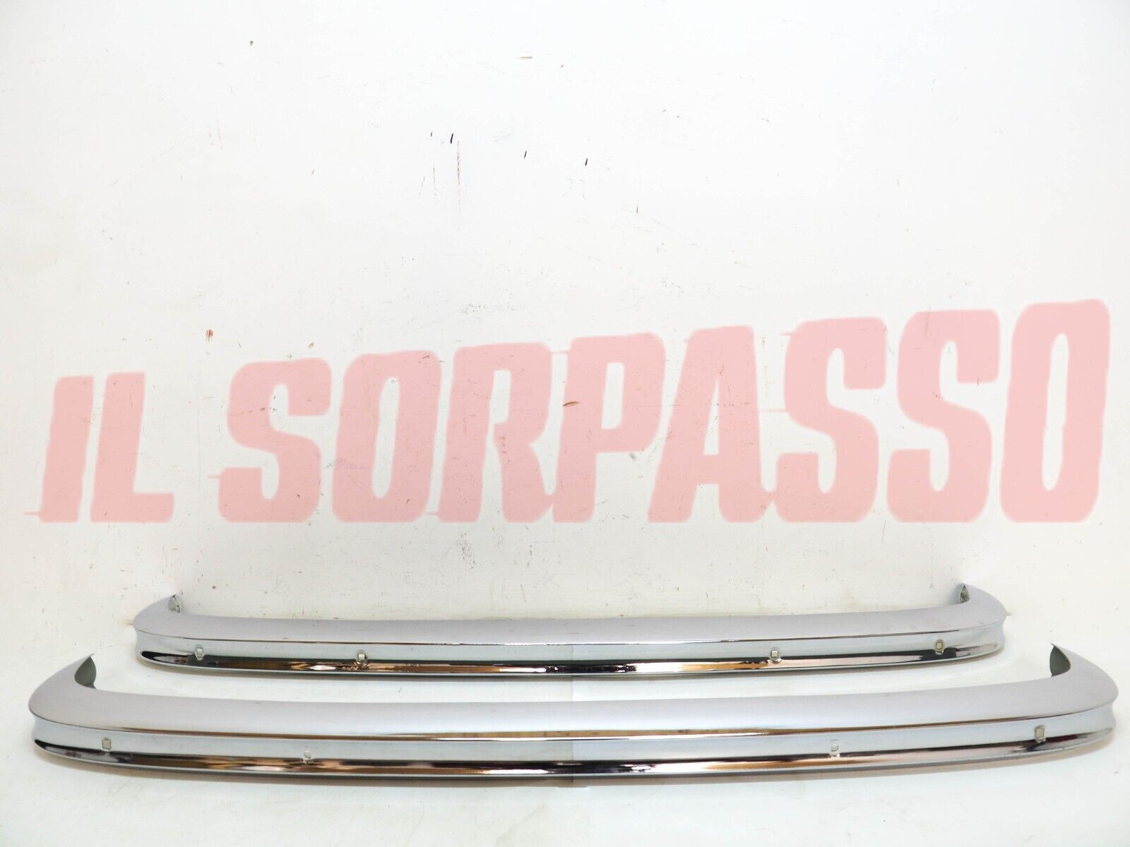 PARAURTI ANTERIORE + POSTERIORE RENAULT 6 R6 MK1 ORIGINALI