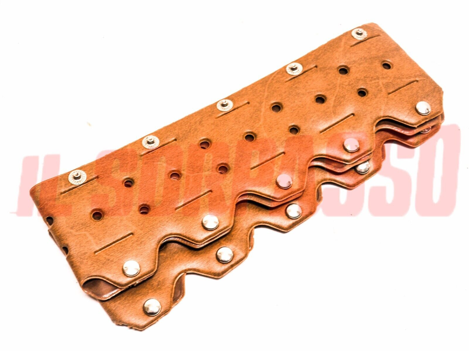 COPRI VOLANTE MARRONE SCURO C/ BOTTONI FIAT 500 600 850 124 125 126 127 128 A112