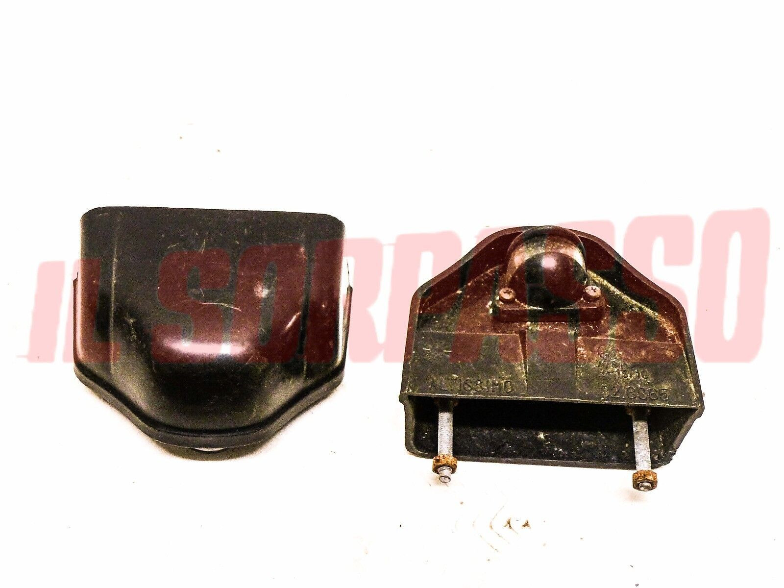 FANALE FANALINO LUCE TARGA FIAT 600 T - 850 T FAMILIARE PULMINO ORIGINALE NERA