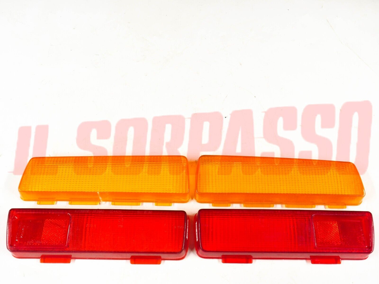 PLASTICHE FANALI POSTERIORI FIAT 124 SPORT COUPE BC LAMBORGHINI URRACO JARAMA
