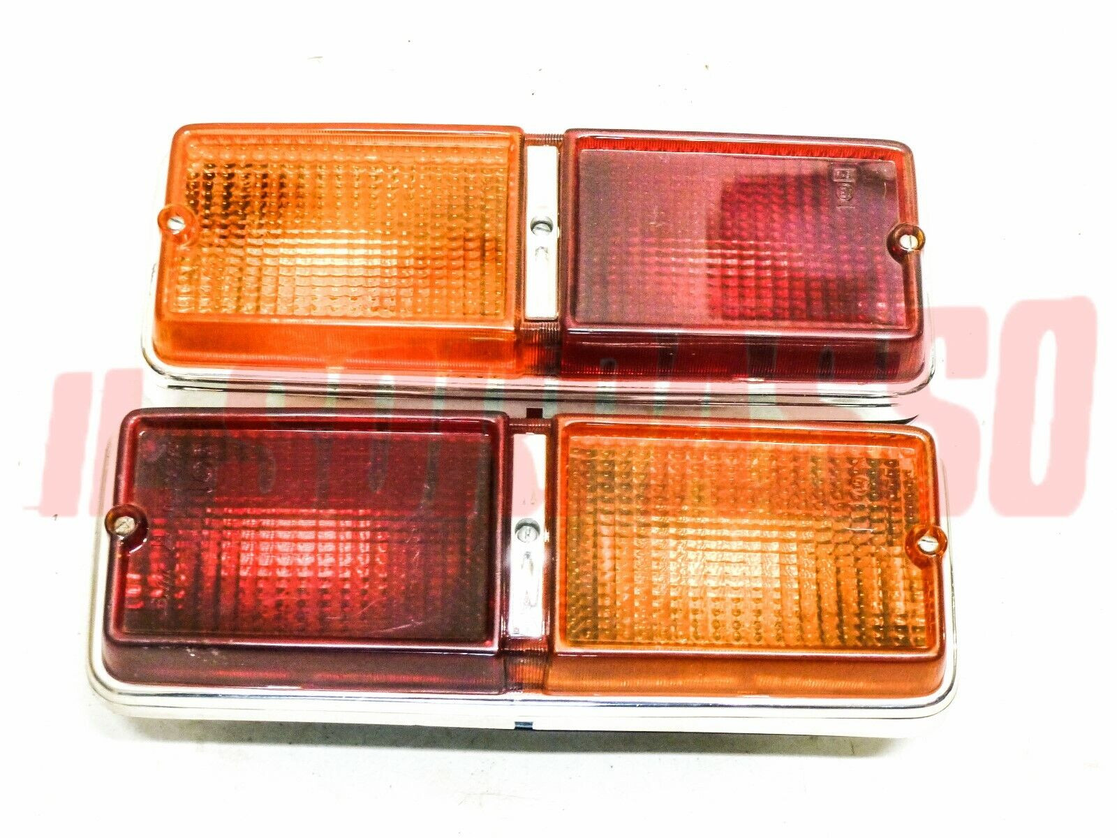 FANALI POSTERIORI DESTRO SINISTRO FIAT 128 BERLINA 1 SERIE ORIGINALI BELLU'