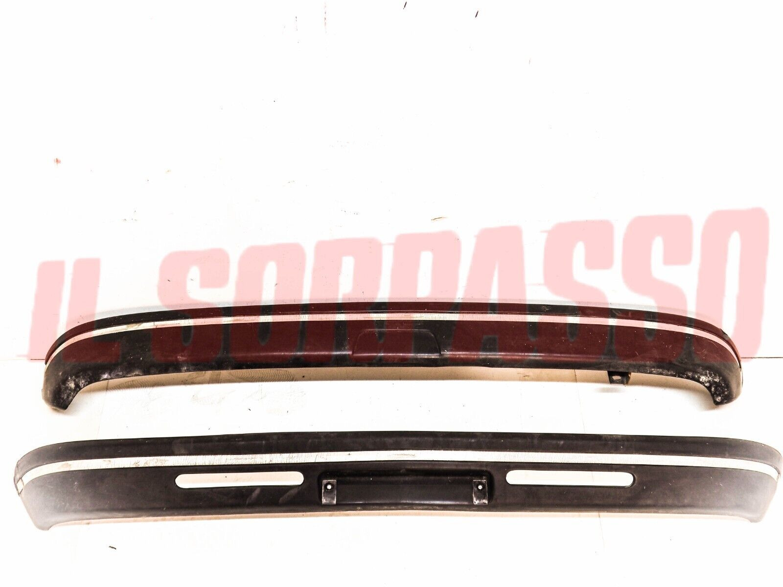 PARAURTI ANTERIORE + POSTERIORE AUTOBIANCHI A112 2 3 SERIE ABARTH ORIGINALI