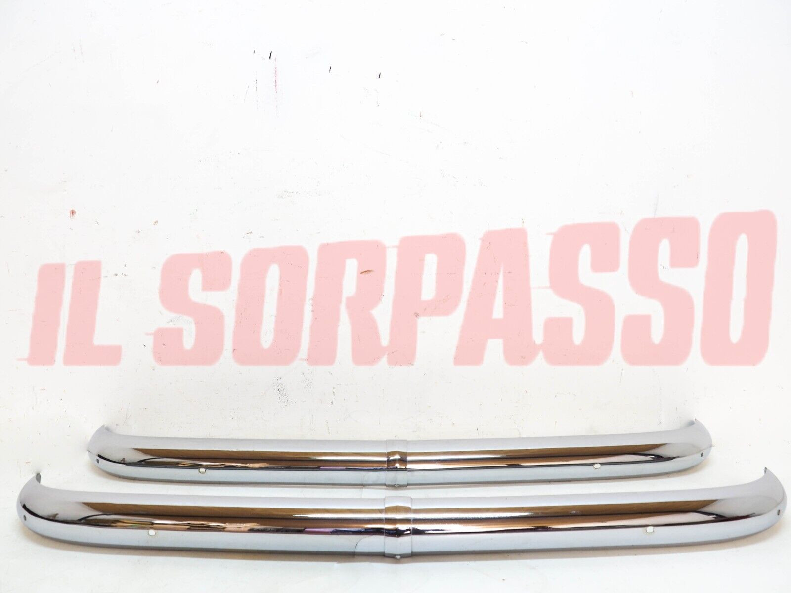 LAMA PARAURTI ANTERIORE + POSTERIORE SIMCA 1000 1 SERIE ORIGINALI