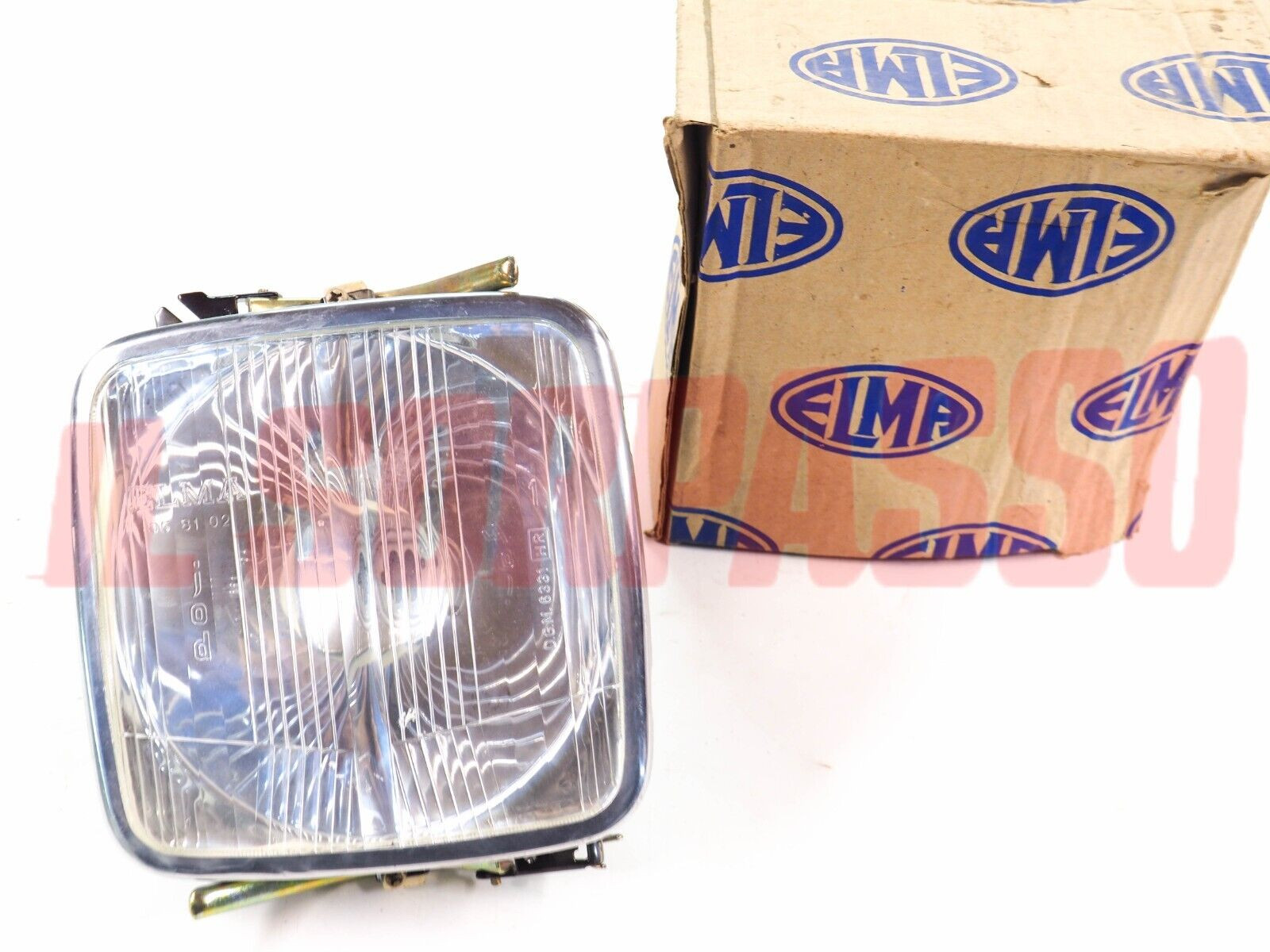 GRUPPO OTTICO FANALE FARO NO OSCUR. FIAT 125 BERLINA SPECIAL DA 4.68 ELMA JODIO